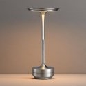 LED table lamp with rechargeable battery, metal, 34 cm LED table lamp with rechargeable battery, metal, 34 cm