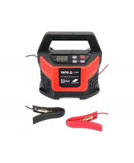 Yato YT-83037 automobilio akumuliatoriaus įkroviklis 12 V Juoda, Raudona