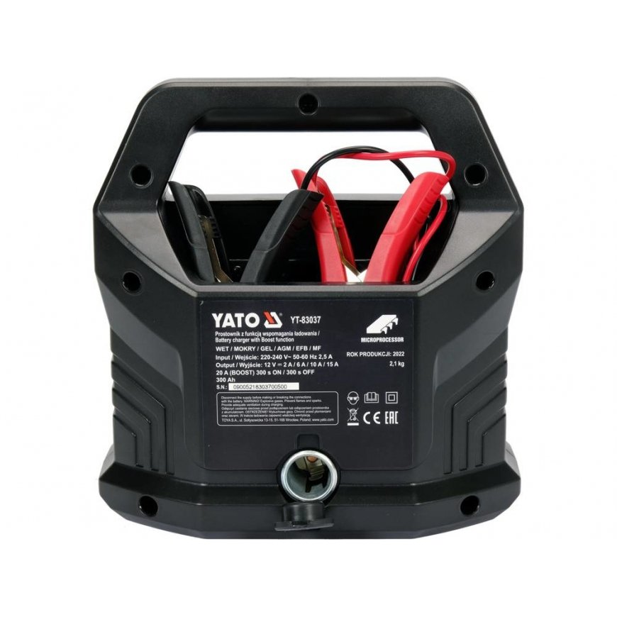 Yato YT-83037 biroja atvilktņu bloks 12 V Melns, Sarkans – 4