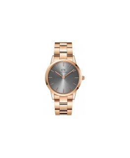 DANIEL WELLINGTON Iconic Link pelēks vīriešu pulkstenis DW00100332 (zw003a)