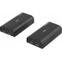 Deltaco HDMI-221 АВ удлинитель АВ передатчик и приемник Черный