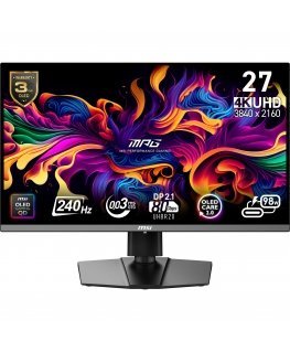 MSI MPG 272URXDE QD-OLED monitori 67,3 cm (26.5") 3840 x 2160 pikseļi 4K Ultra HD Melns