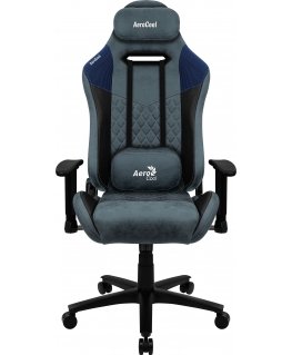 Aerocool DUKE AeroSuede Universali kompiuterinių žaidimų kėdė Juoda, Mėlyna