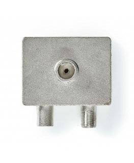 Nedis CSGP40970ME jakaja ja haaroitin Kaapelin jakaja Metallinen, Hopea