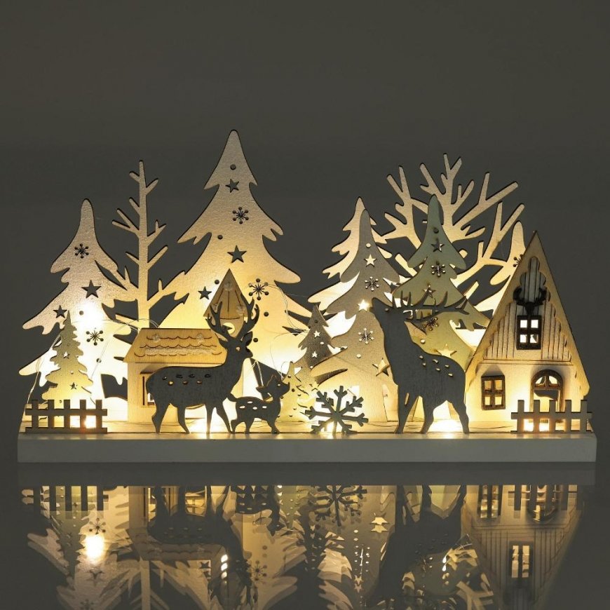 RXL 466 Winter Forest 33 cm 15LED WW RETLUX
