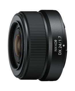 Nikon NIKKOR Z DX 24mm f/1.7 Kompaktiškas fotoaparatas Plačiakampis objektyvas Juoda