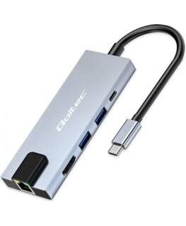 Accura USB-C 5w1 | 1x USB-C PD 100W | 1x USB 3.0 | 1x USB 2.0 | 1x HDMI | 1x RJ45
