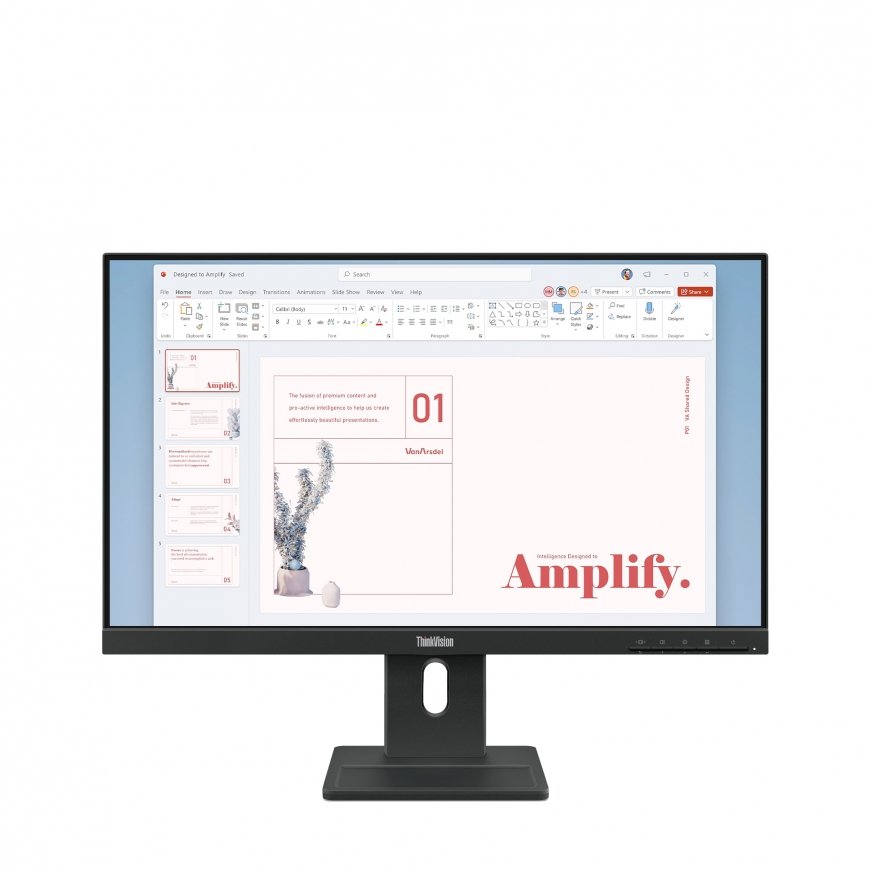 Lenovo ThinkVision E24-40 LED display 60,5 cm (23.8") 1920 x 1080 pikslit Full HD LCD Must