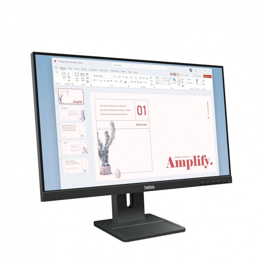 Lenovo ThinkVision E24-40 LED display 60,5 cm (23.8") 1920 x 1080 pikseļi Full HD LCD Melns – 3