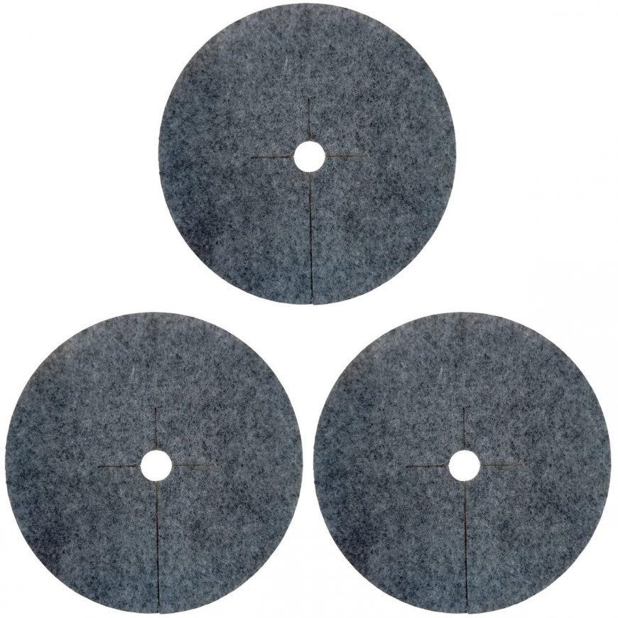 Bertoni 3-piece weed control disc set - 60 cm, gray - – 2