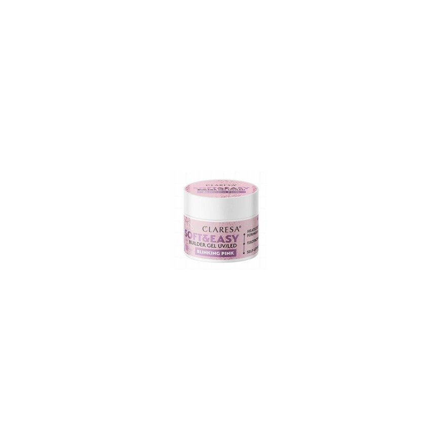 Claresa Hard&Easy statybinis gelis, skaidrus, 45 g