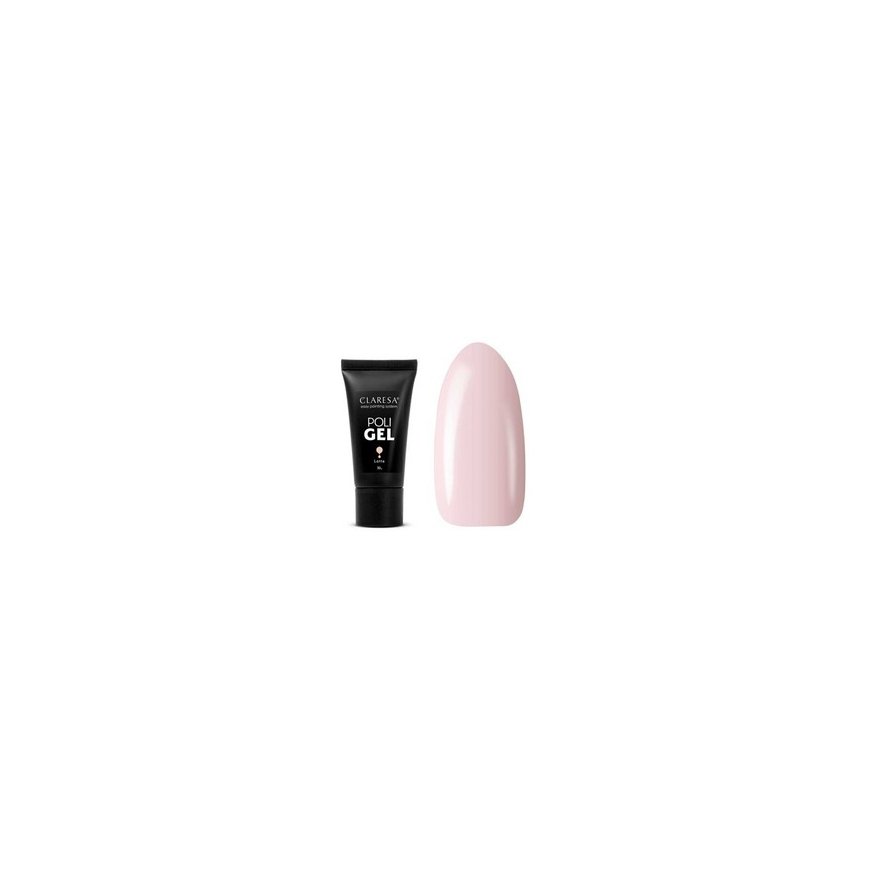 Claresa Hard&Easy statybinis gelis, skaidrus, 45 g – 2