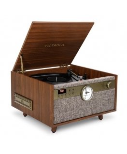 Victrola Century Signature Siksnas piedziņas audio atskaņotājs Riekstkoks