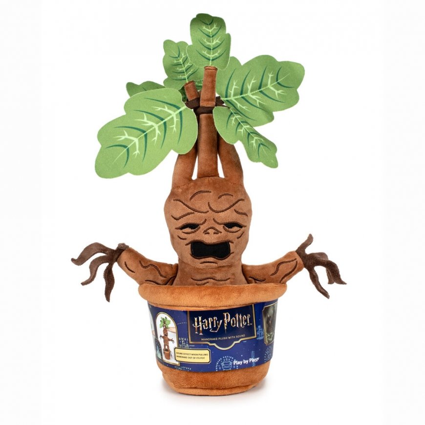 Play By Play Harry Potter Mandrake skaņas mīkstā rotaļlieta 25 cm