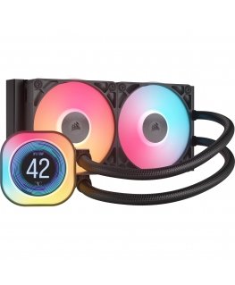 Corsair iCUE LINK TITAN 240 RX LCD Protsessor Õhujahuti 12 cm Must 1 tk