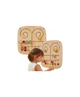 Игрушка Viga Toys Деревянная сенсорная доска для детей Потрогай и подбери VIGA