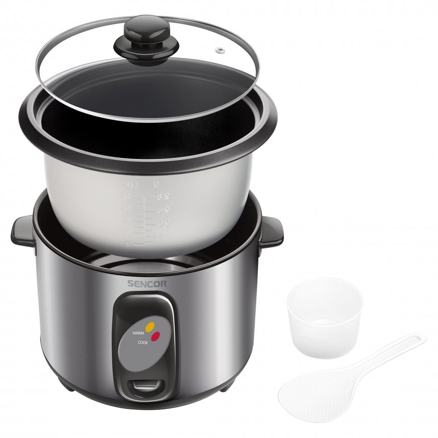 Sencor SRM 1000SS ryžių virimo aparatas 1 L 400 W Nerūdijančiojo plieno – 4