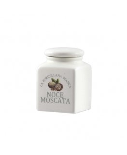 LA PORCELLANA BIANCA CONSERVA Muskato hazelnut container 175 ml
