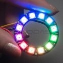 Adafruit NeoPixel diodide ring - RGB LED 12xWS2812