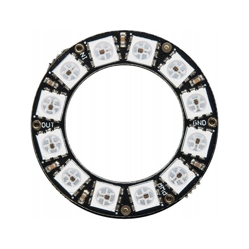 Adafruit NeoPixel Ring - RGB LED 12xWS2812 – 2