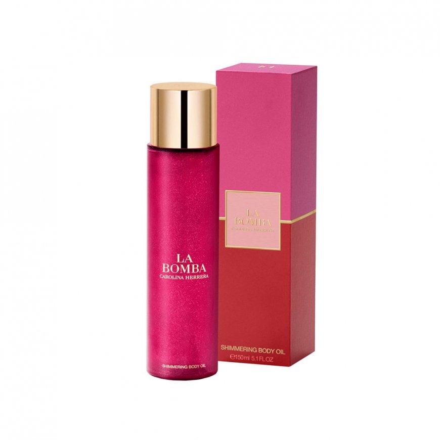 Сияющее масло для тела Carolina Herrera La Bomba Shimmering Body Oil, 150 мл – 2