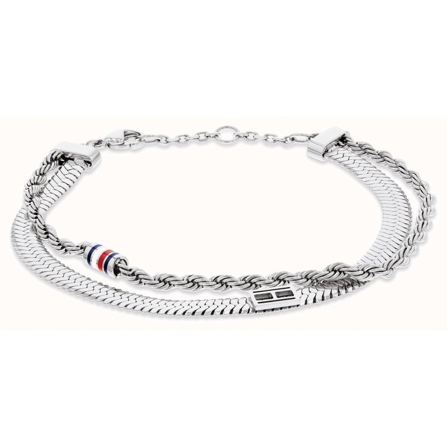 Tommy Hilfiger Double Layered Steel Bracelet 2780981