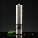 Electric grinder for pepper and salt 19 cm Bubble silver AMBITION Electric grinder for pepper and salt 19 cm Bubble silver AMBITION
