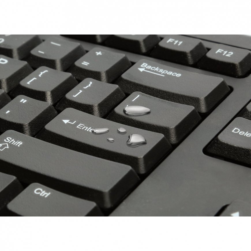 Kensington KB100 EQ клавиатура Дом/офис USB QWERTY Международный американский стандарт Черный – 2