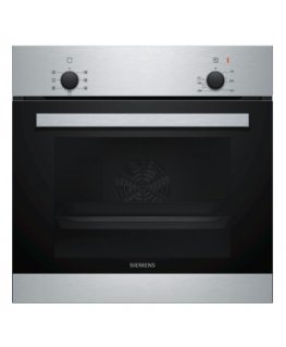 Siemens iQ100 HB010FBR1S uuni 66 L 3300 W musta, Ruostumaton teräs