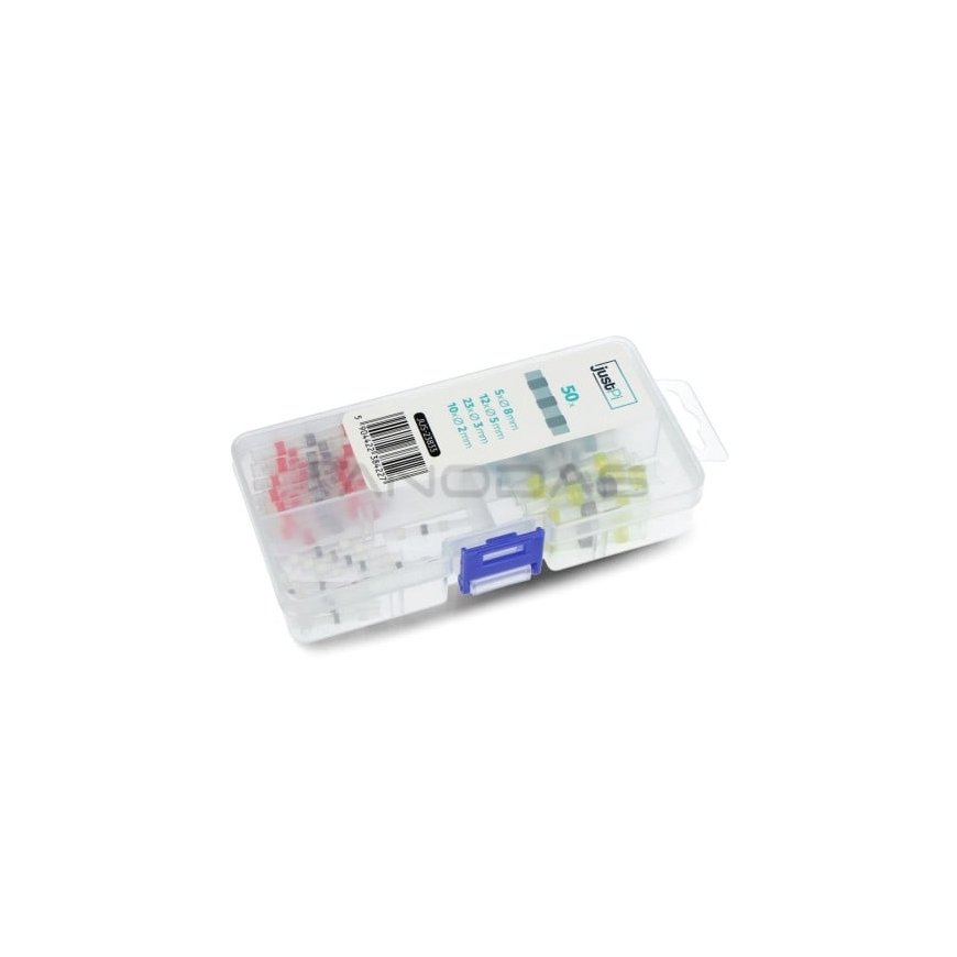 Thermally shrinkable soldering joints - 50 pieces in the set - justPi