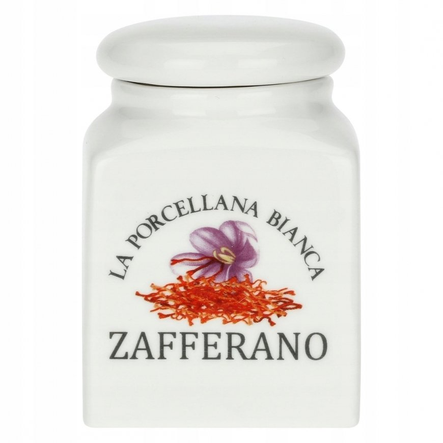 LA PORCELLANA BIANCA CONSERVA Saffron Container 175 ml