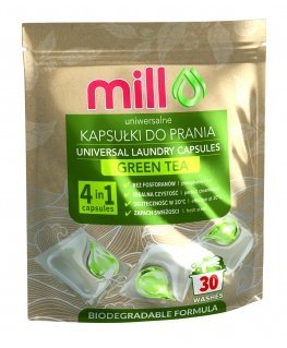 Madonis MILL PROFESSIONAL 2 kameru mazgāšanas kapsulas melnā un tumšā krāsā 70 gab.