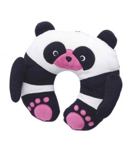 Travel Blue Chi Chi the Panda ceļošanas spilvens Melns, Rozā, Balts