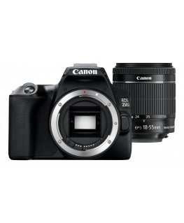 Canon EOS 250D+EF-S 18-55mm SLR-kamerapakkaus 24,1 MP CMOS 6000 x 4000 pikseliä musta