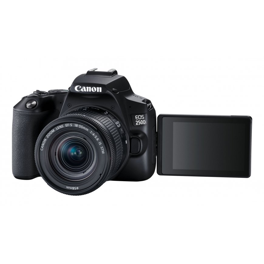 Canon EOS 250D+EF-S 18-55mm SLR Camera Kit 24.1 MP CMOS 6000 x 4000 pixels Black – 5