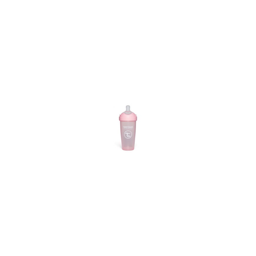Twistshake buteliņš antikoliknu Pro Double 330ml rozā 79040 – 2