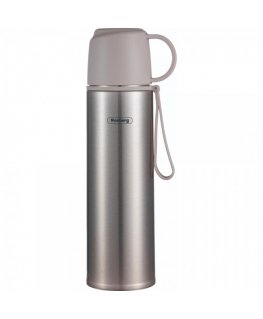 Termosas Rosberg 55R52010FG, nerūdijantis plienas, 0.5 L, pilkas