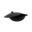 Apvalus emaliēts čuguna katls Zyle ZY030DBKI Ø30 cm, 4,8 l, melns Apvalus emaliēts čuguna katls Zyle ZY030DBKI Ø30 cm, 4,8 l, melns