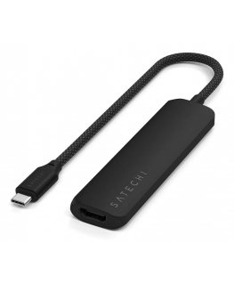 Satechi ST-P4SK хаб-разветвитель USB Type-C 10000 Мбит/с Черный