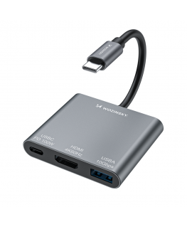 Hub Wozinsky WHCH-01 USB-C PD 100W HDMI 4K@30Hz USB-A 10Gbps - g