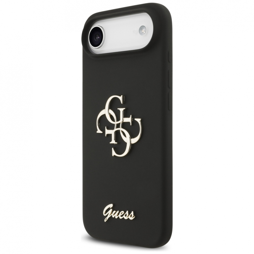 Guess Silicone Big 4G Script case for iPhone Air black – 2