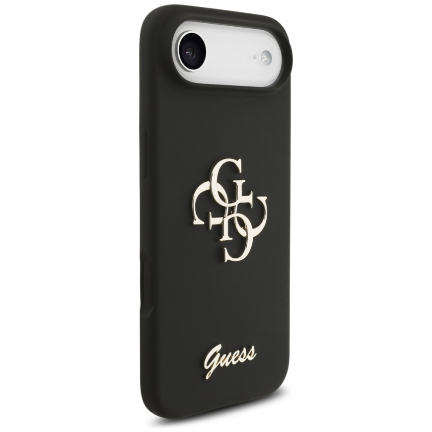 Guess Silicone Big 4G Script case for iPhone Air black – 4
