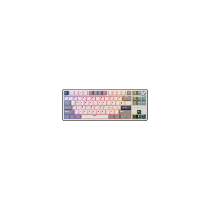 Royal Kludge RK R87 Pro - US Layout - Hot-Swappable Brown Switches - Gray Gaming Keyboard – 2