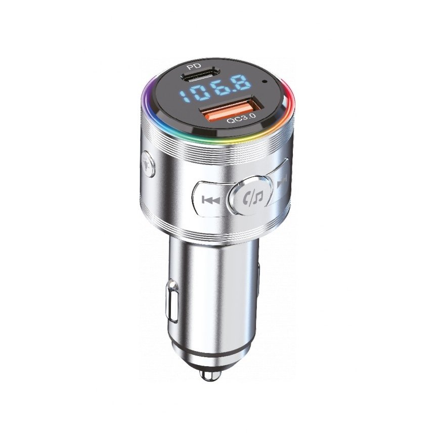 Winner Group WINTRANSUSBC FM raidītājs Bluetooth/USB Sudrabs