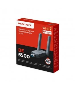 MERCUSYS MA37BEH WiFi7 USB adapter (AC1300, 2,4GHz/5GHz/6GHz, USB3.0)