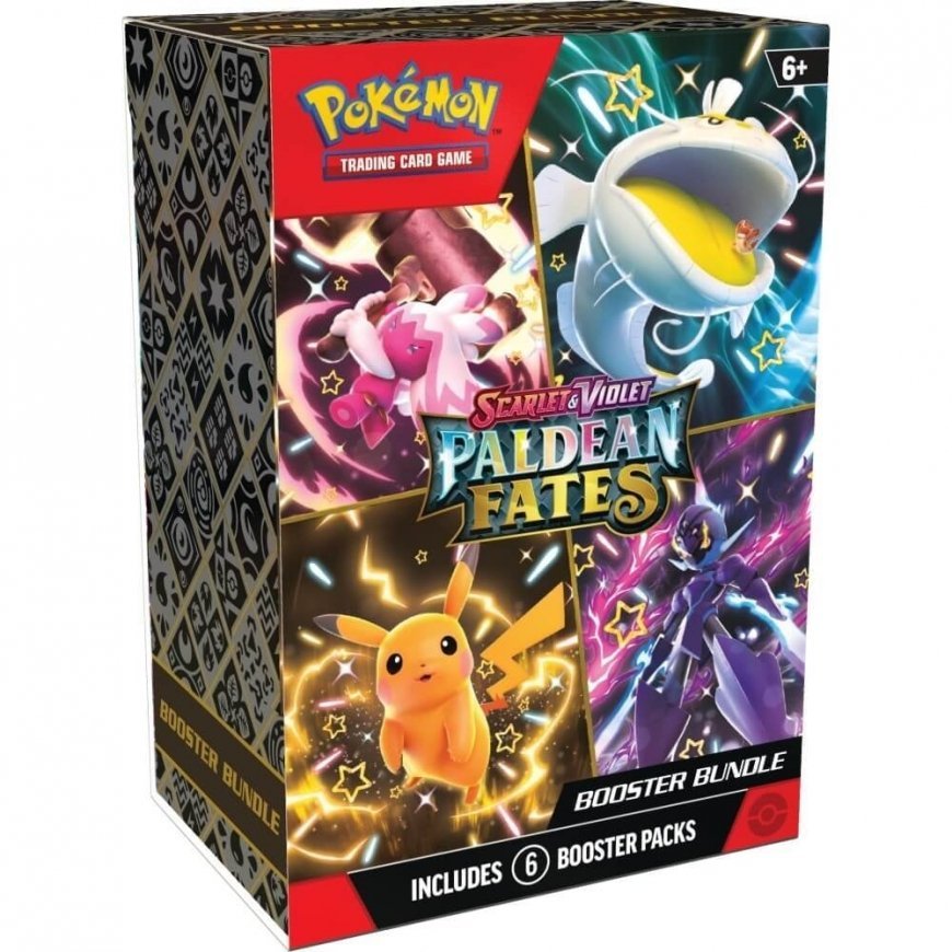 Pokemon Scarlet & Violet 4.5: Paldea Fates Booster Bundle -kaardid