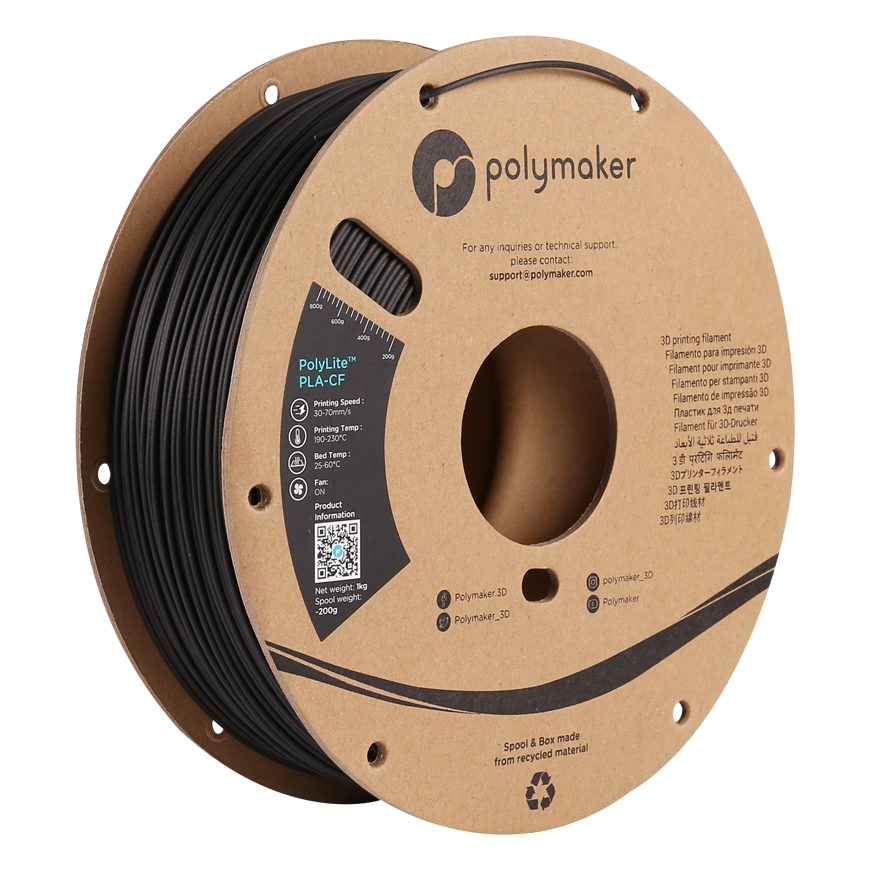 Copymaster3D Turbo PLA 1.75mm 1kg Süsinik
