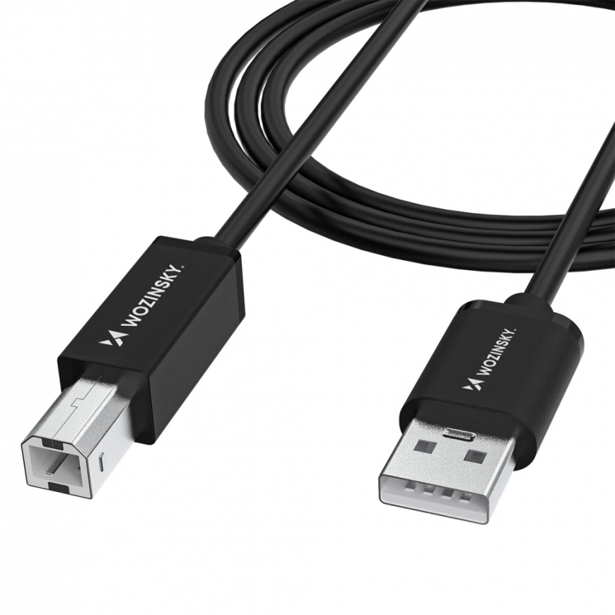 Wozinsky WKDDY4S USB-B - USB-A 480Mb|s Cable 1m - Black