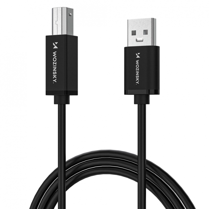 Wozinsky WKDDY4S USB-B - USB-A 480Mb|s Cable 1m - Black – 4