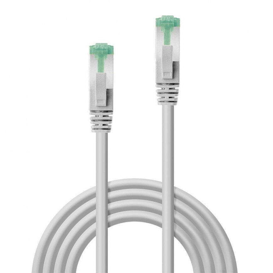 Lindy 10m Cat.6A S/FTP GRS TPE Cable, Grey – 2